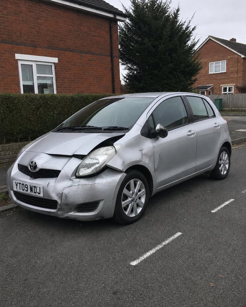 La voiture rayée : avant et après transformation
